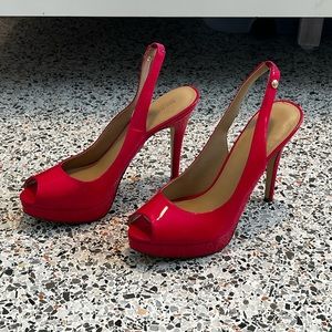 Michael Kors hot pink pumps, size 8.5